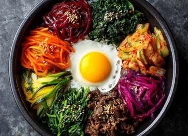 Celebratory Bibimbap with Banchan