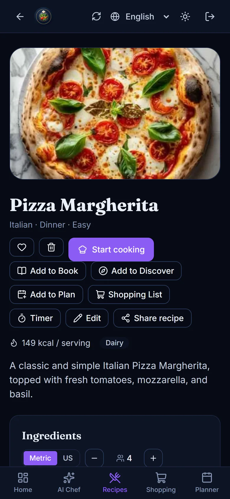 Snap a dish. Get the recipe.